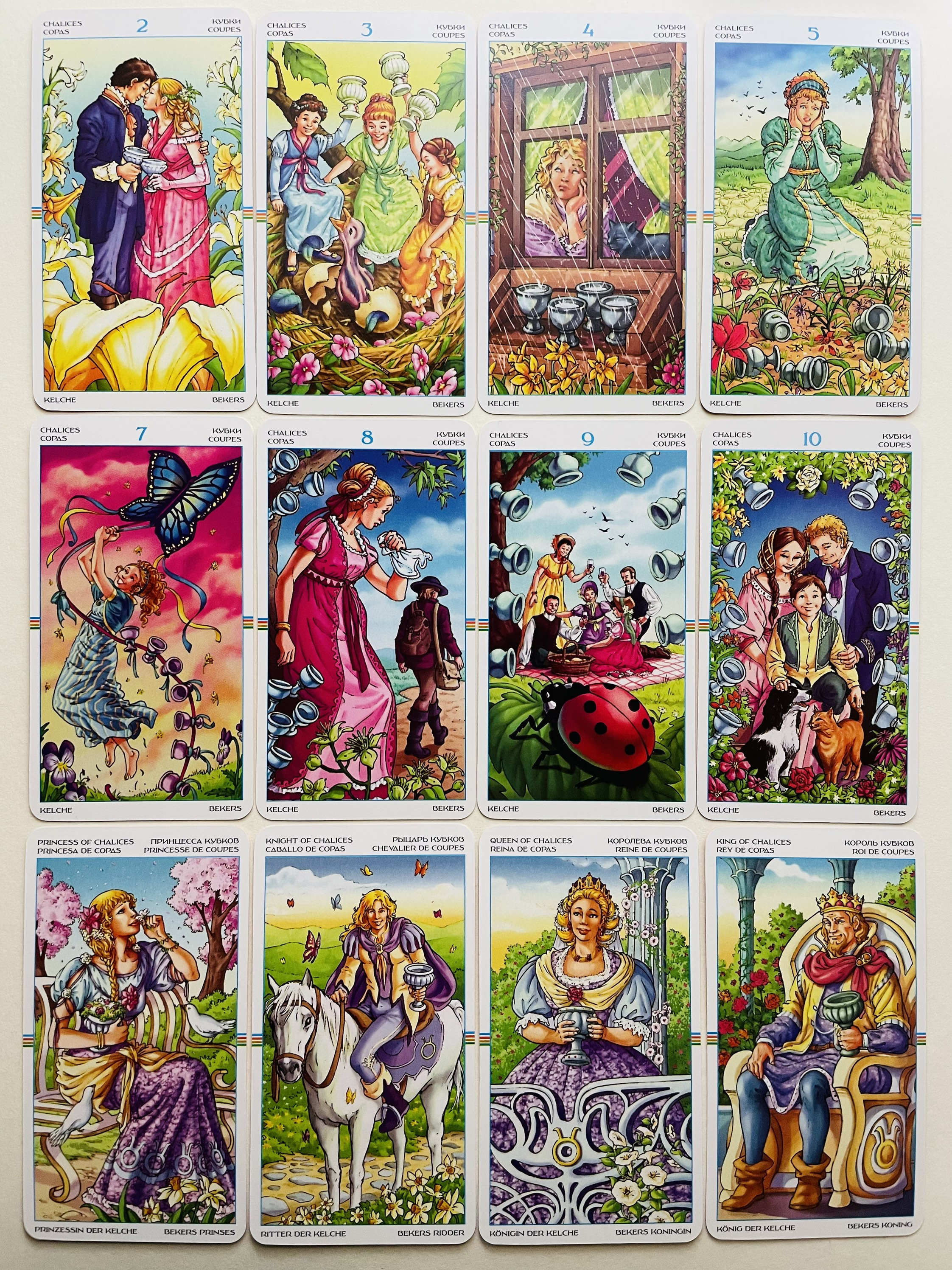 Wheel of the Year Tarot 78 Cards Deck Tarot for Beginners Etsy