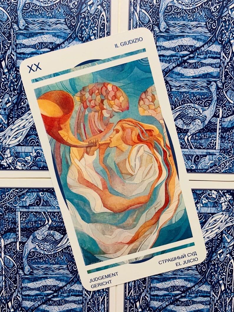 Crystal Tarot 78 Cards Decktarottarot Decktarot Card Etsy