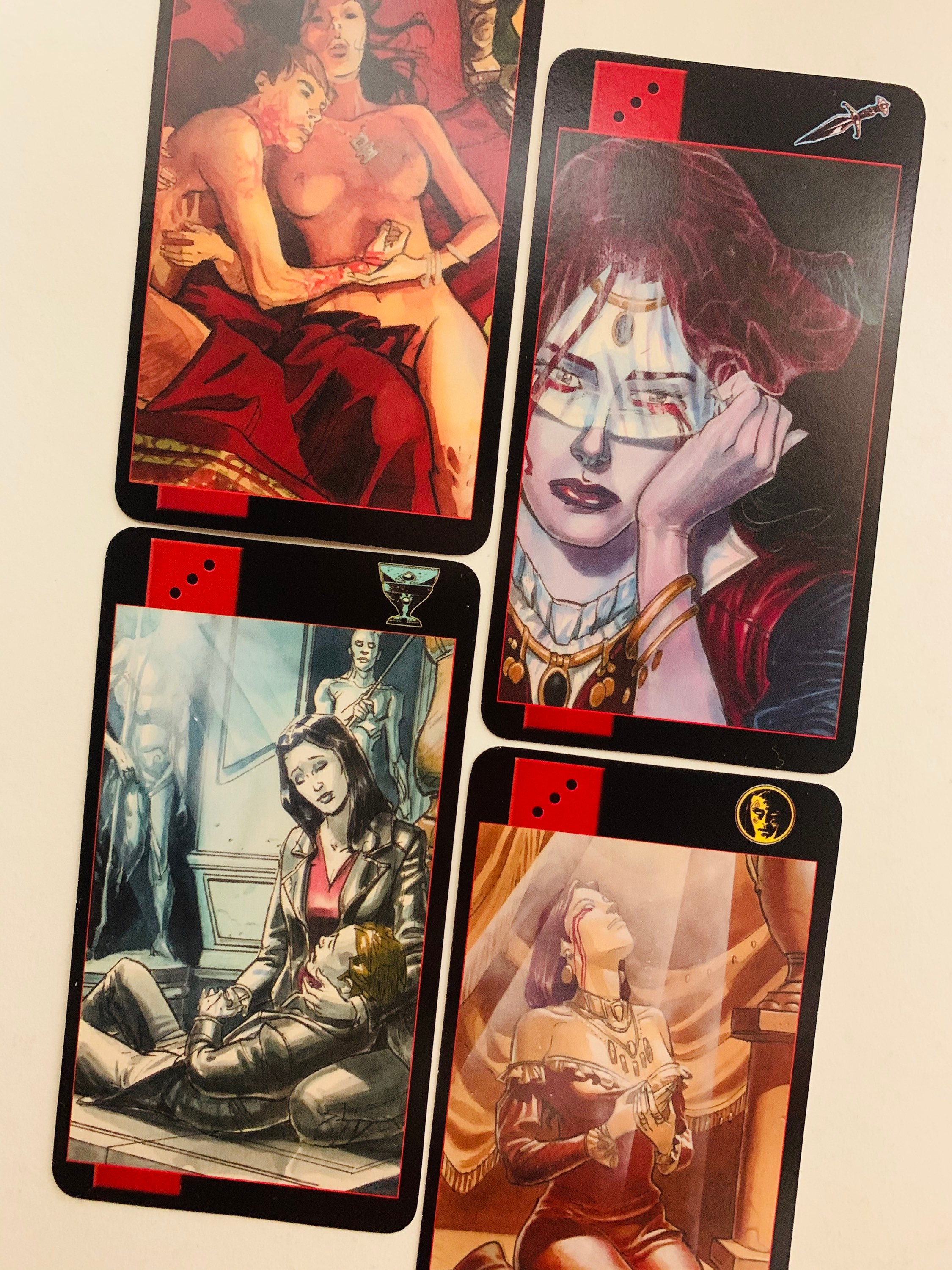 Tarot of Gothic Vampires 78 Cards DeckTarotTarot DeckTarot Etsy