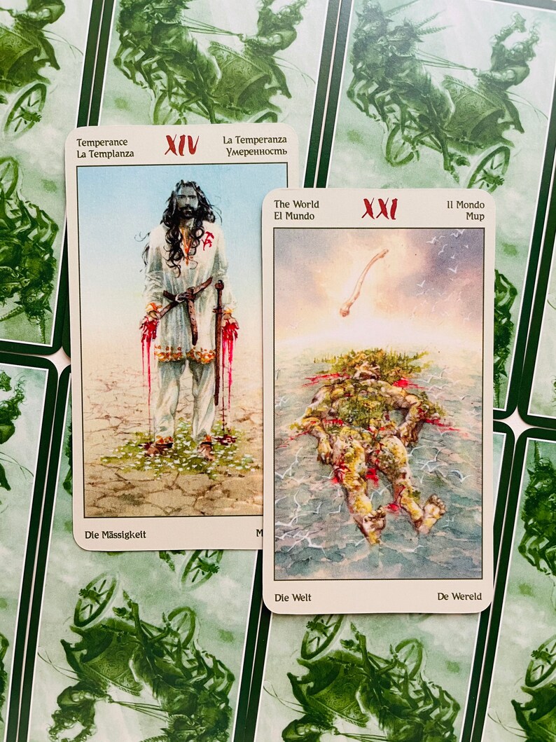 Vikings Tarot 78 Cards Deckoracle Cardsviking Tarotwarrior Etsy