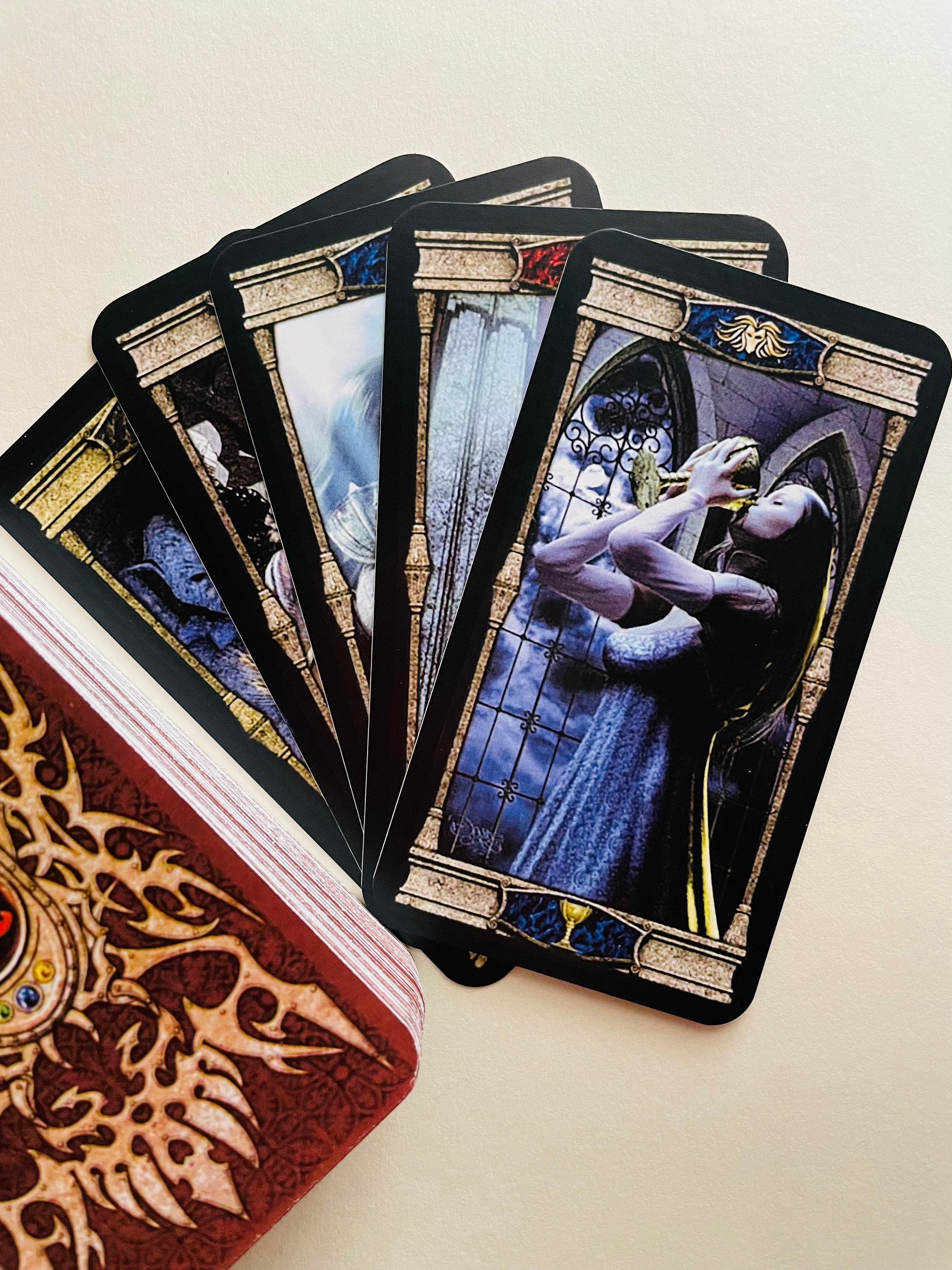 Rare the Vampires Tarot of Eternal Night 78 Cards Etsy UK