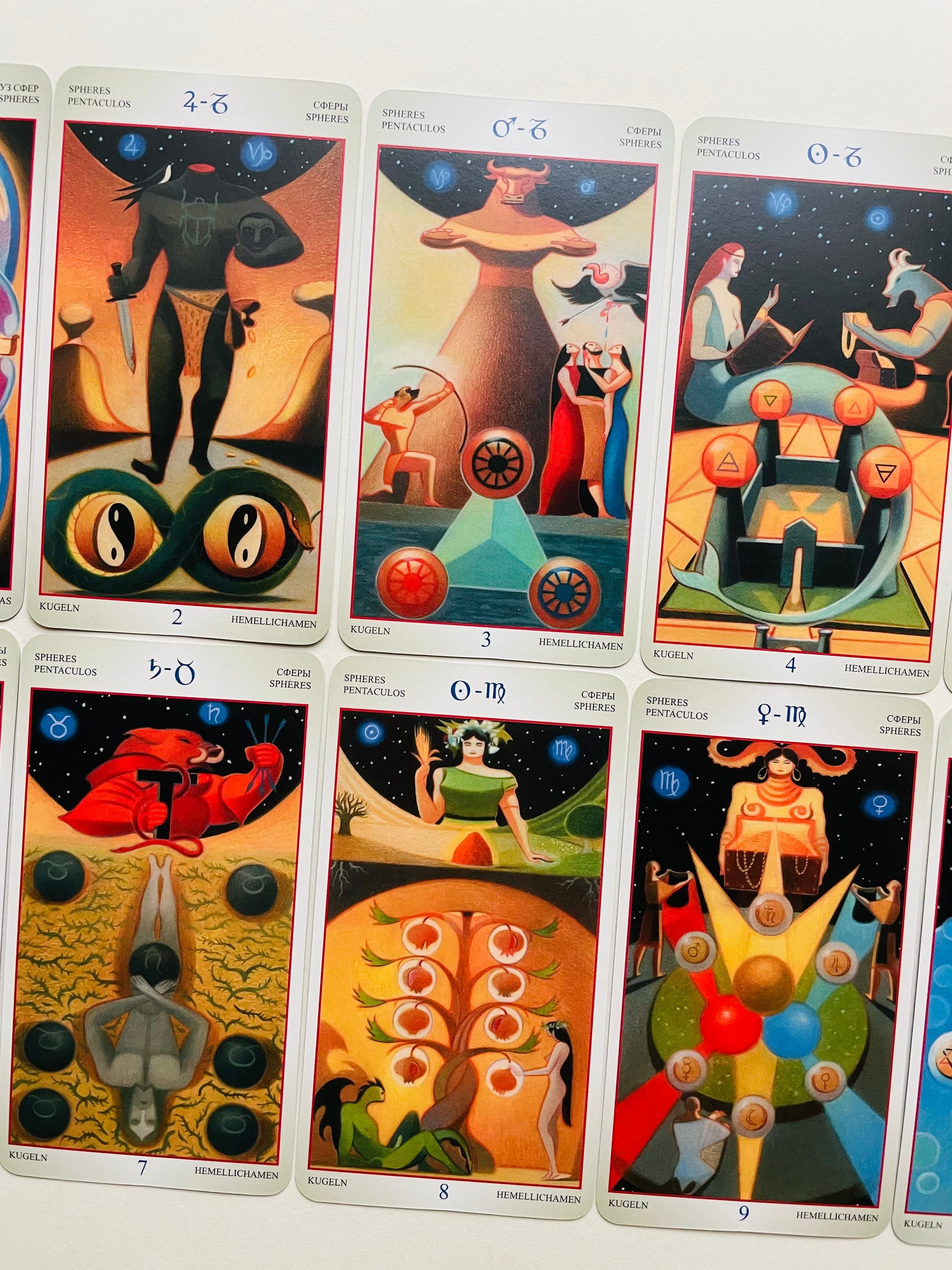 Liber T Tarot of Stars Eternal 78 Cards DeckTarot Oracle Etsy