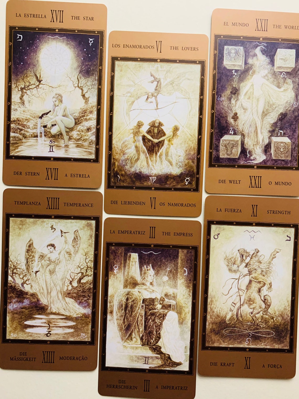 The Labyrinth Tarot 78 Cards DeckTarotTarot DeckTarot Etsy