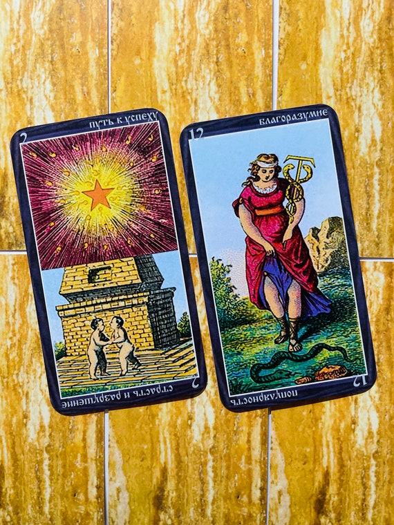 Mazo De Cartas Tarot Gitano Lenormand Con Explicación