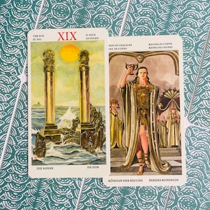 Rare Tarot of Atlantis 78 Cards DeckTarotTarot CardsTarot image 4