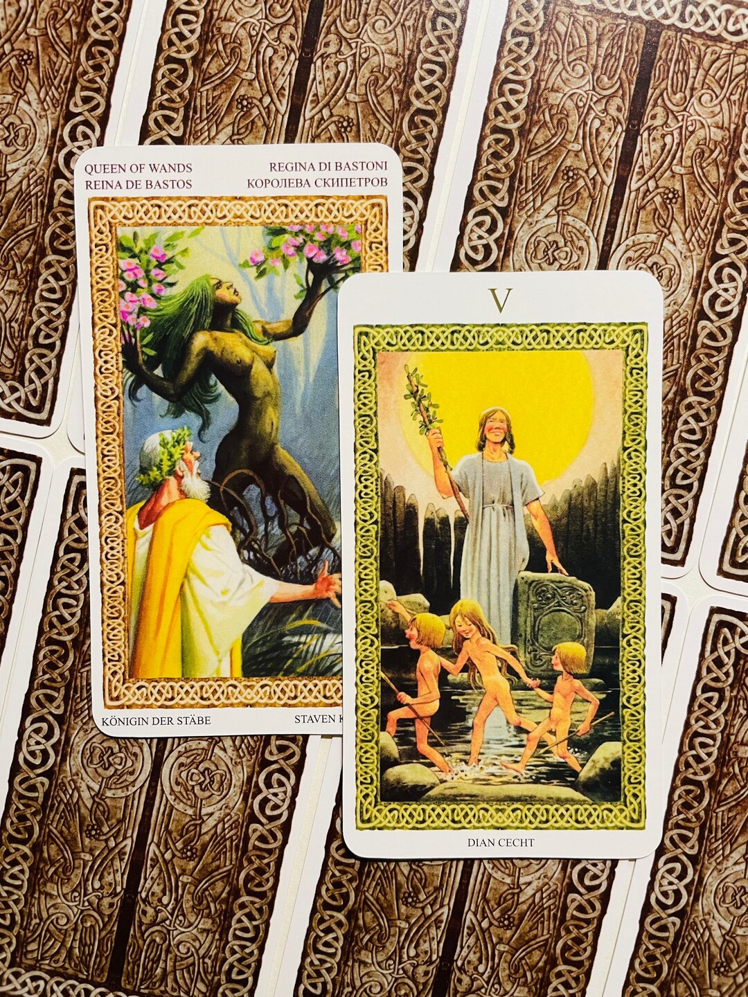 Tarot of Druids 78 Cards Deck Tarot Card Decks Art Tarot Etsy