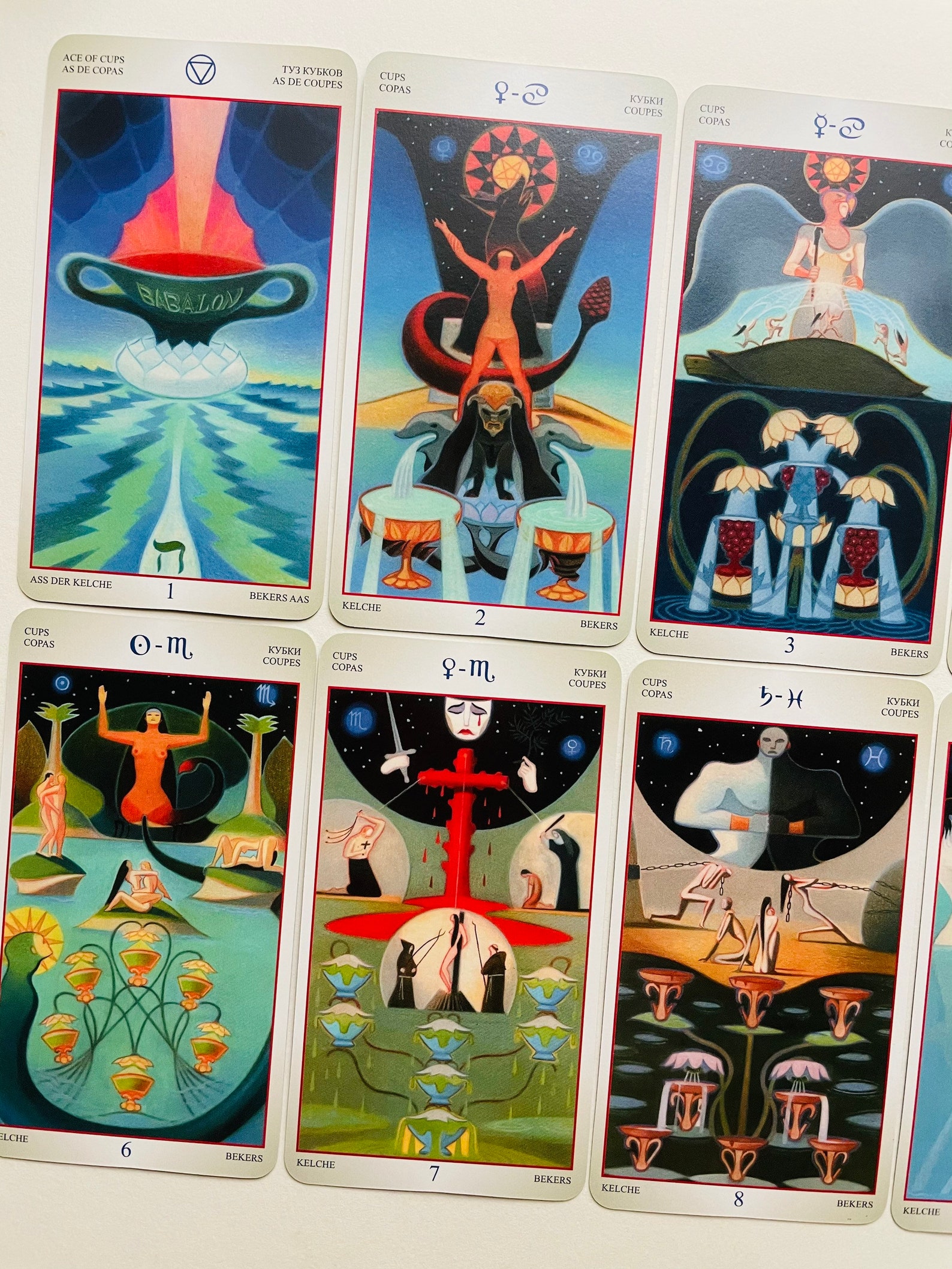 liber t tarot of stars eternal 78 cards decktarot oracle etsy