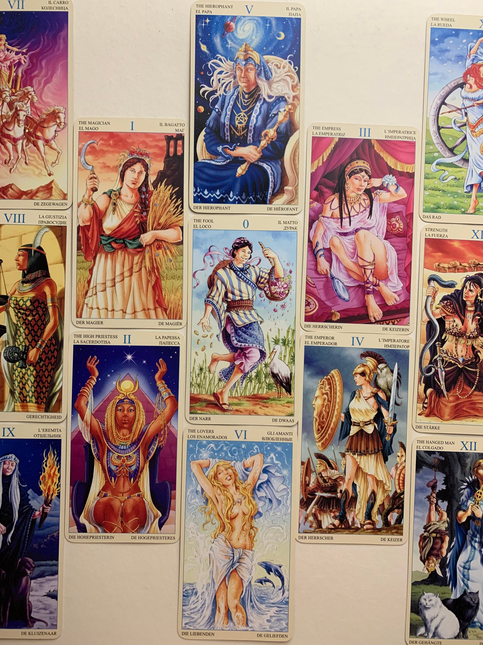 Universal Goddess Tarot 78 Cards Decktarottarot Decktarot Etsy