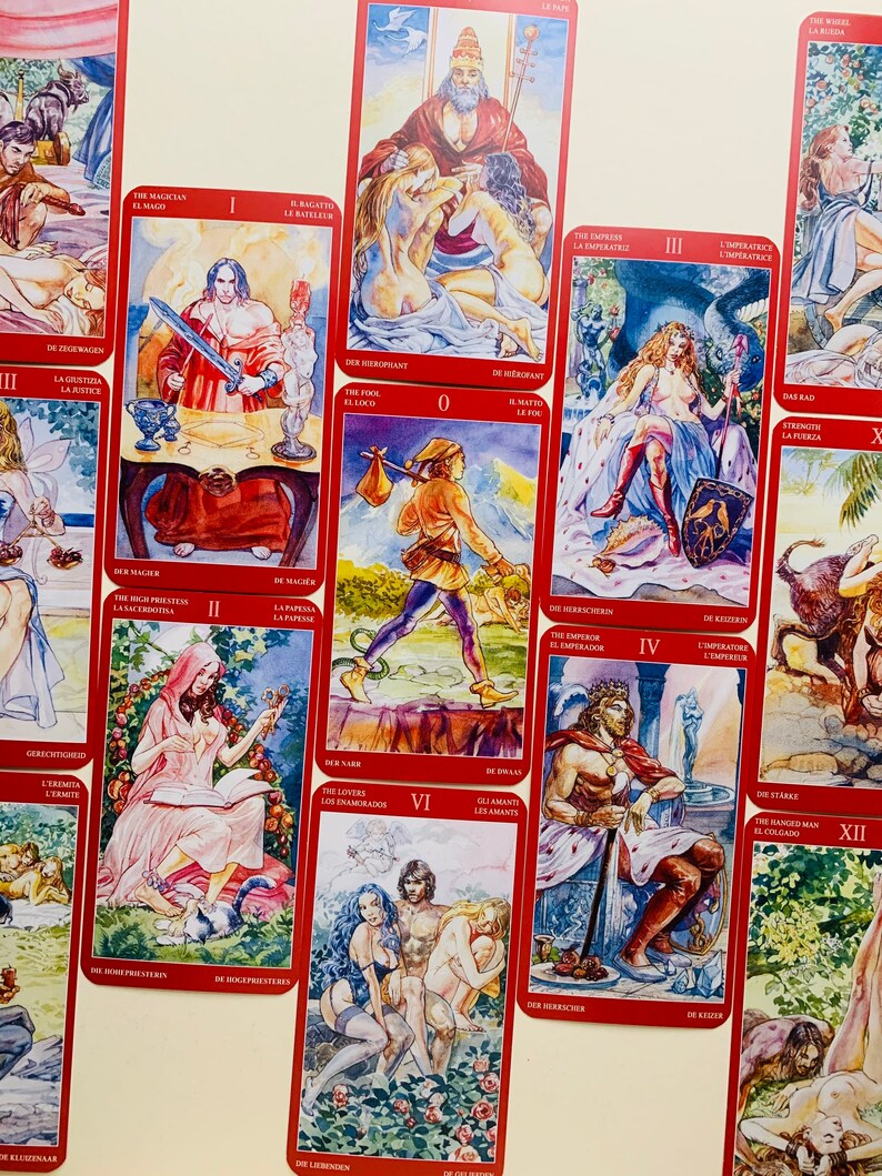 Tarot of Sexual Magic 78 Cards Decktarottarot Cardstarot | Etsy