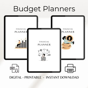 Budget Planner Printable, Finance Tracker, Finance Planner, Printable Budget, Financial Planner, Printable Budget Planner, A4 Planner