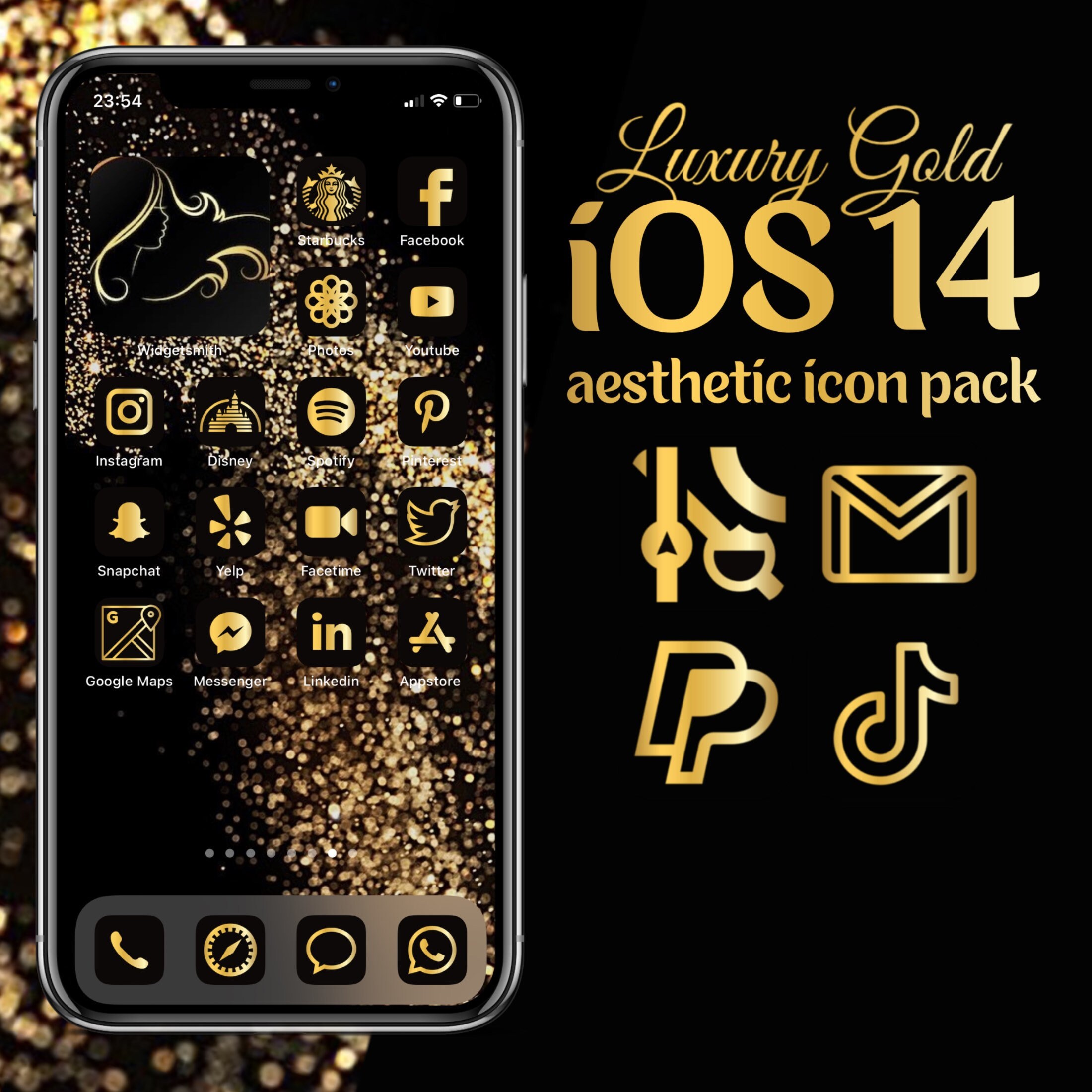 Louis Vuitton (Brown) - Luxury iOS 14 Icons - 250+ Included