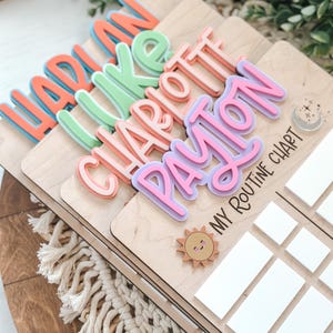 Tabla de rutinas diurnas/nocturnas, tabla de tareas, personalizada, tabla de responsabilidades diarias para niños, borrable en seco, magnética, rutina diurna, rutina nocturna