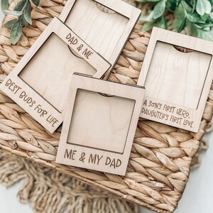 Simple Picture Frames, Picture Frame Fridge Magnet, Car Visor Frame, Custom Message, Personalized Frame, Gift for Dad, Gift for Mom