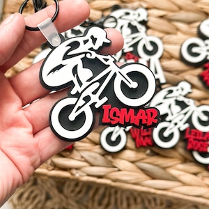 Racing Keychain, Racing Bag tag, Acrylic Keychain, Bike, Dirt Bike