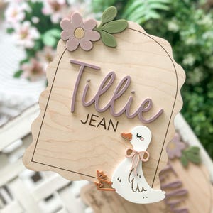 Goose, Silly Goose, Birth Stats, New Baby Announcement, Birth Announcement, Baby Prop, Baby Girl, Fresh 48, Hospital Sign