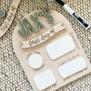 Large First/Last Day of School Sign, Back to School Sign