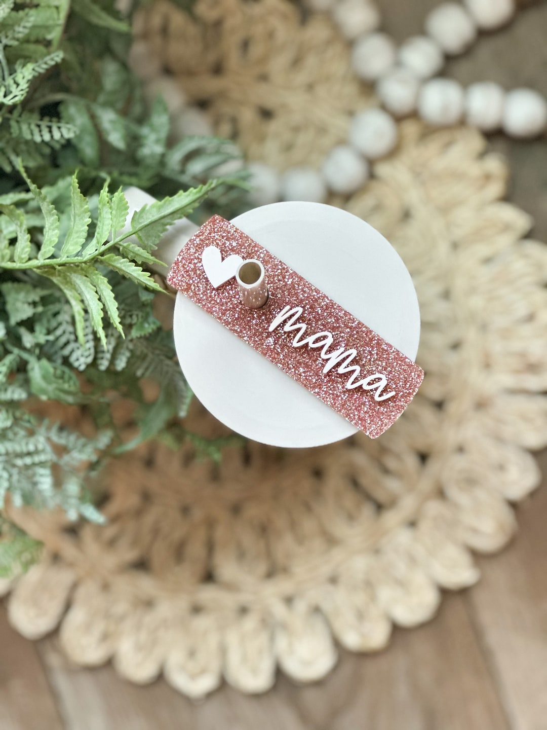 Skinny Simple Modern 40oz. Name Plate Cover Etsy