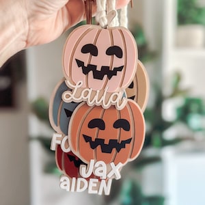 Halloween Basket Tag, Boo Basket Tag, Jack-O-Lantern Halloween Tag, Personalized Tag