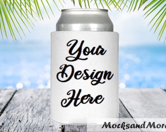 Can cooler mockup png image file
