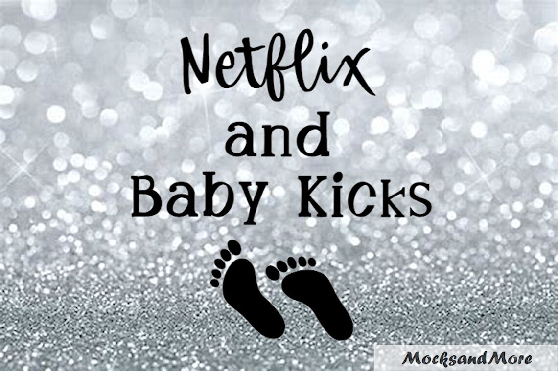 Download Netflix and Baby Kicks Sublimation print or Vinyl Cut file ...