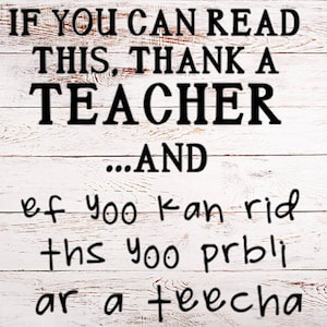 Om du kan läsa detta, rolig lärare SVG-fil, sublimeringsutskriftsfil, vinylklippfil, lärarliv SVG, HTV-klippfil