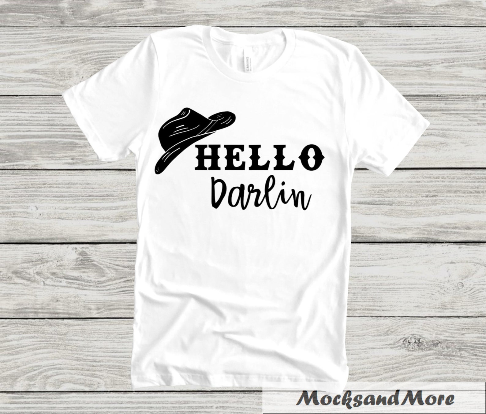 Hello Darlin SVG Sublimation Print File Vinyl Cut File - Etsy