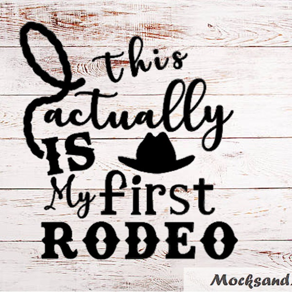This actually is my first Rodeo SVG vinyl cut file, Rodeo Onesie SVG , cricut file, digital file, silhouette file