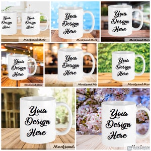 Coffee Mug Mockup Bundle of 15 Mocks /Mug Mockup bundle/ Mock-up/ The whole Coffee Cup shop