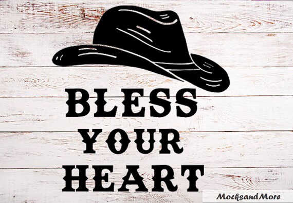 Bless Your Heart Printable Sublimation Girls Country Svg - Etsy