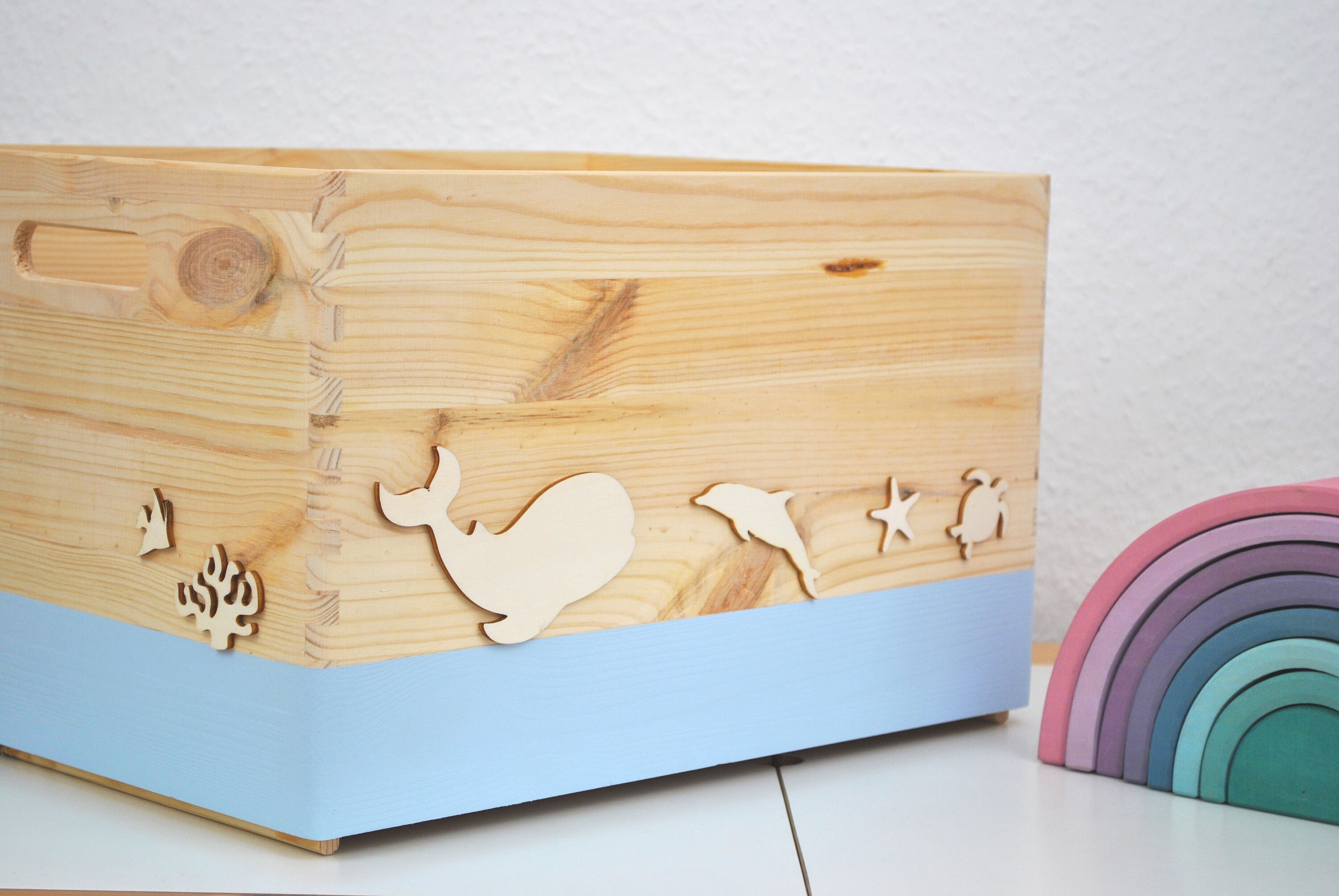 Spielzeugkiste Spielkiste Deko Kinderzimmer Aufbewahrung | Etsy