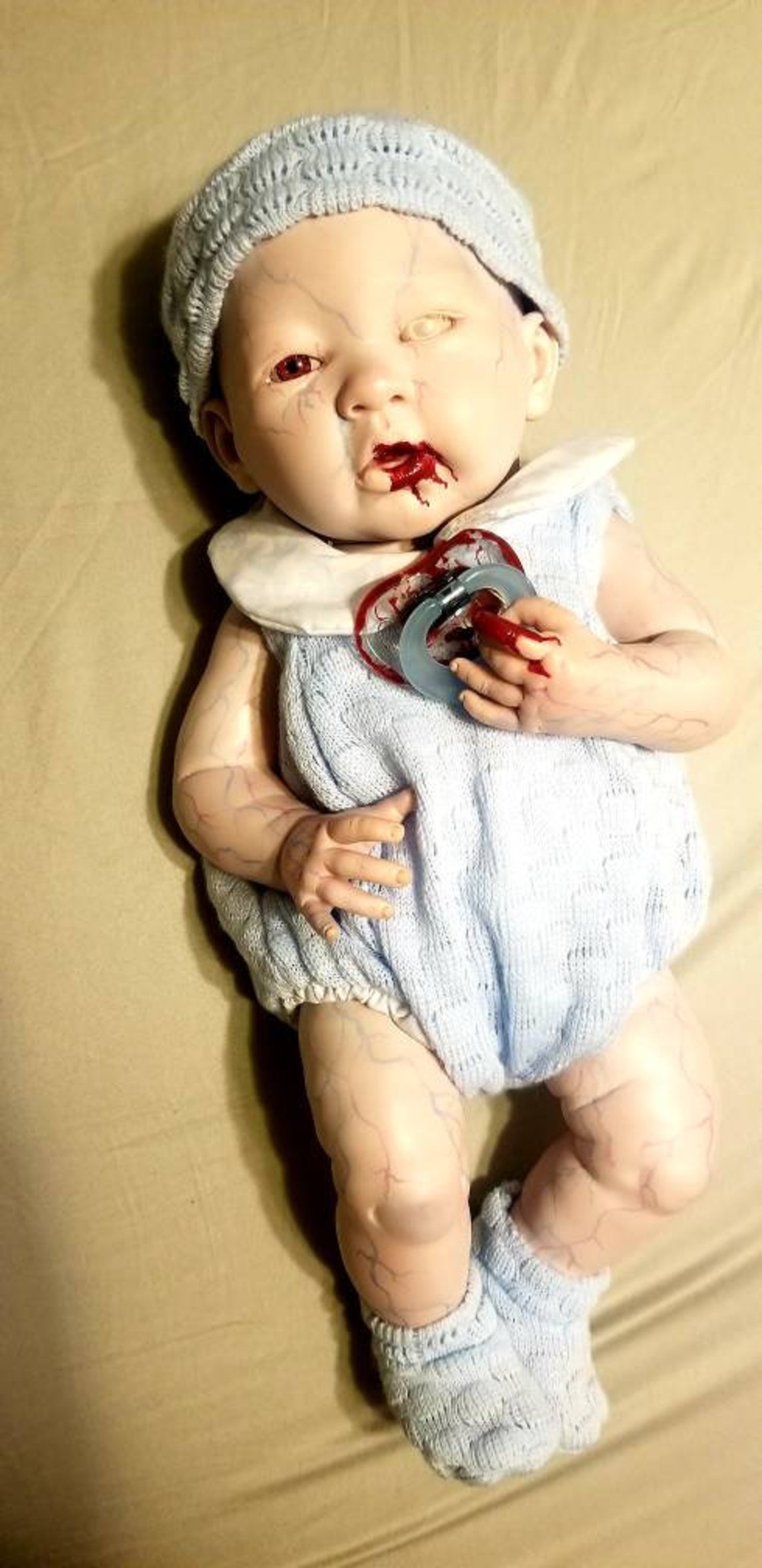 Reborn infected at birth zombie baby real life like hand Etsy