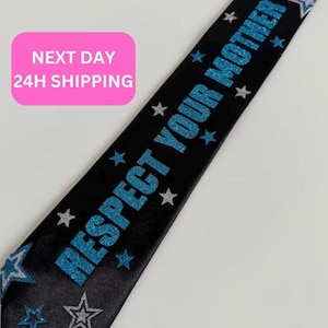 CONCERT GLITTER TIE | respect stars pop music event accessories