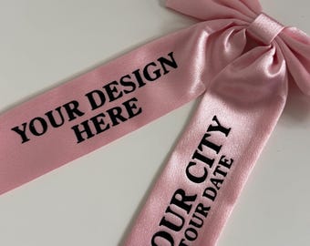 Concert personalised tour bow | FASTSHIPPING bff birthday gift souvenir