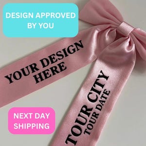 Concert gepersonaliseerde tour boog | SNELLE VERZENDING verjaardagscadeau souvenir