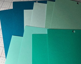 Blue Cardstock, Blue Paper, 65# 6x6, 10 Sheets