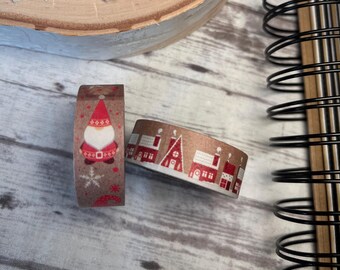 Christmas Washi Tape - 2 Rolls Washi Tape