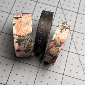Floral Washi Tape - 3 Rolls Washi Tape