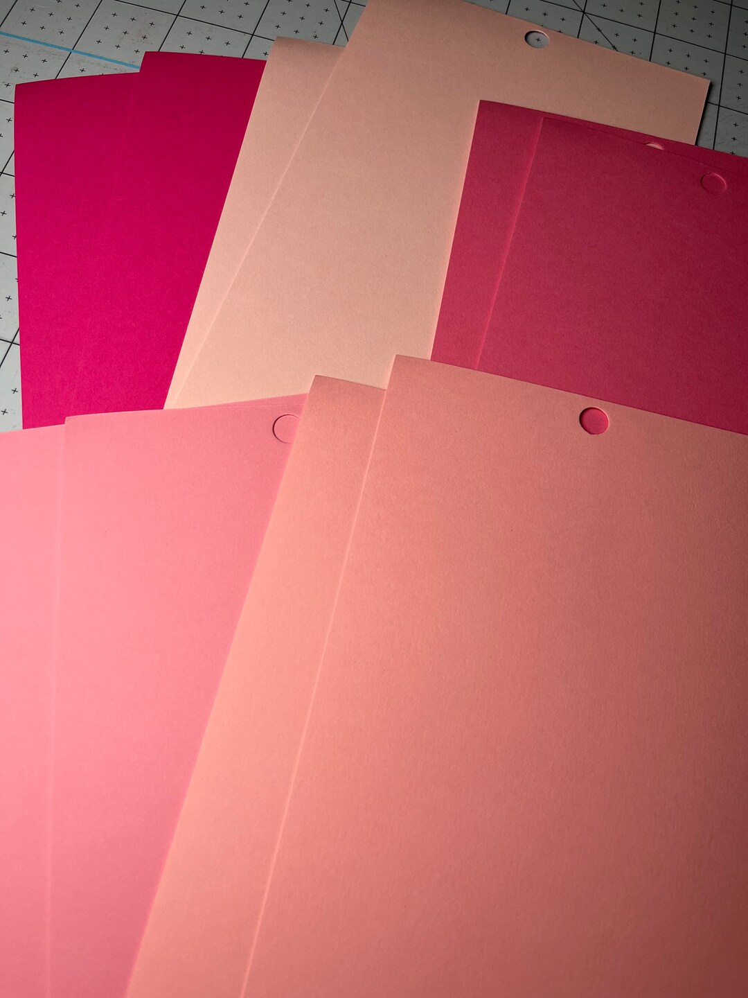 Pink Cardstock, Pink Paper, 65 4.5x6.5, 10 Sheets Etsy