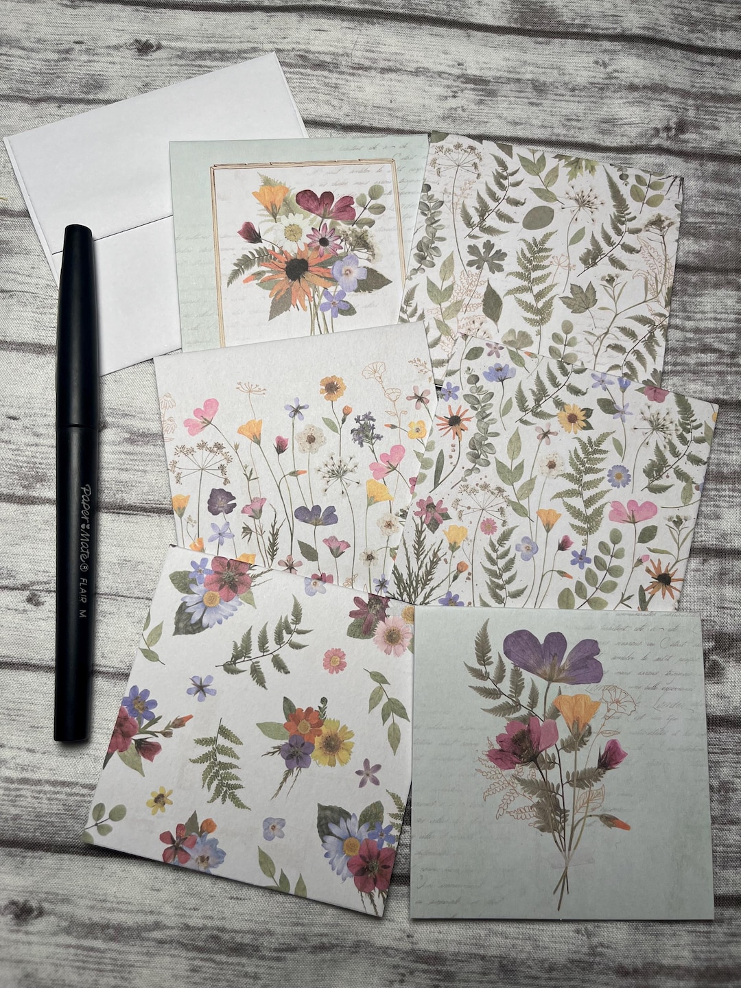 Mini Blank Cards & Envelopes, Mini Note Cards, Stationery, Card Making ...