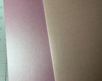 Purple Shimmer Cardstock, Purple Shimmer Paper, 65# Cardstock 8.5x11, 10 Sheets