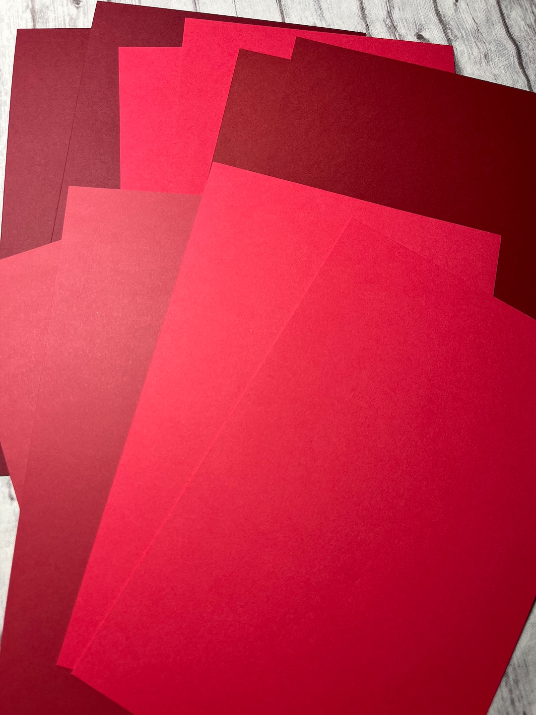 Red Cardstock, Red Paper, 65# 5.5x8.5, 10 Sheets - Etsy