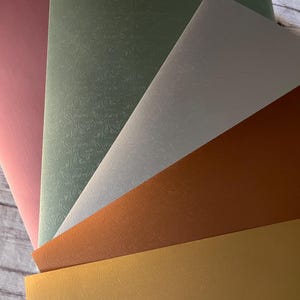 Metallic Embossed Cardstock, Metallic Embossed Paper, 70# Cardstock 8.5x11, 5 Sheet
