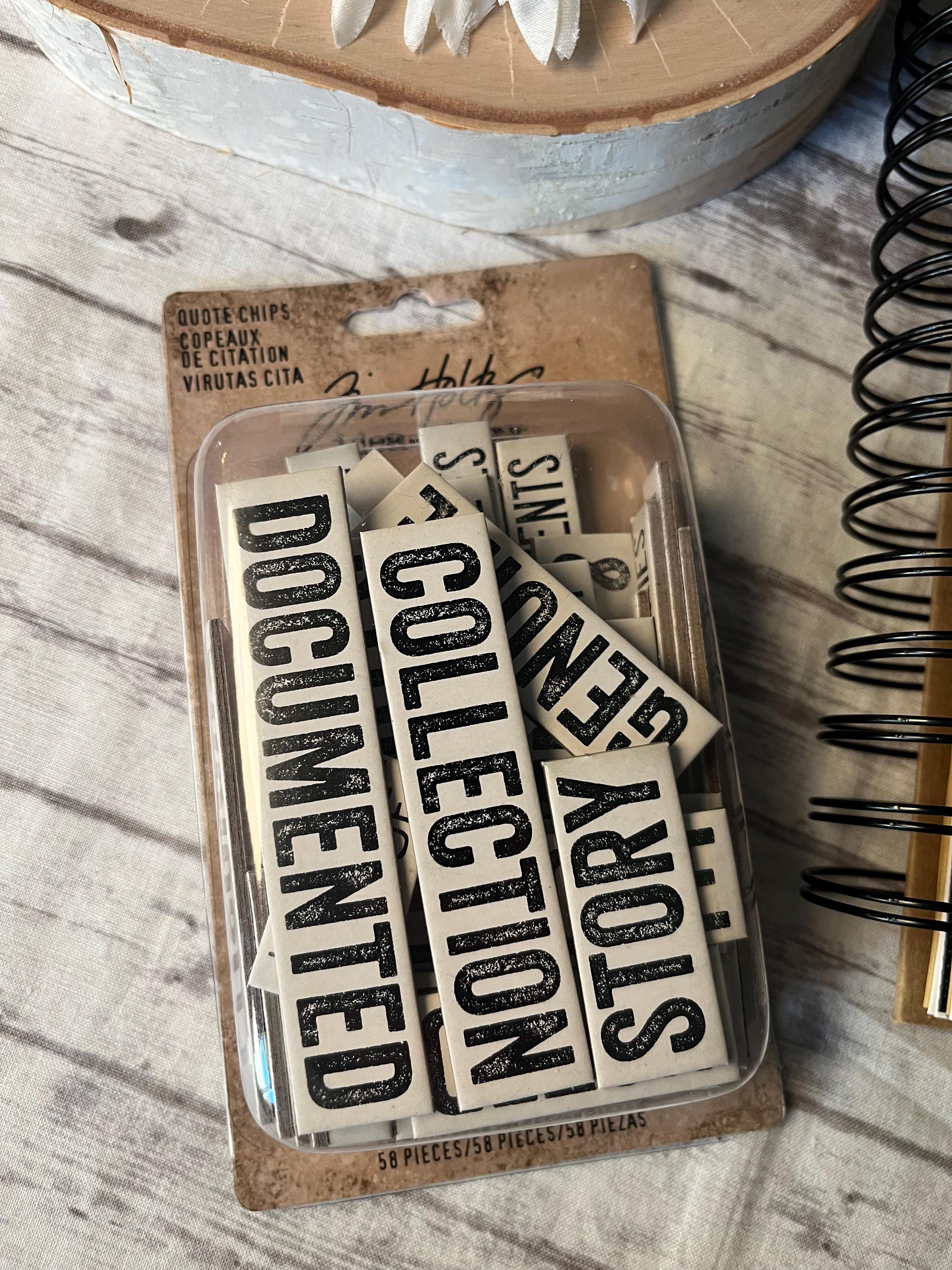 Idea-ology Tim Holtz Salvaged Tags