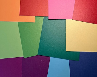 Shimmer Cardstock, Shimmer Paper, 4x6 Paper, 12 Sheets