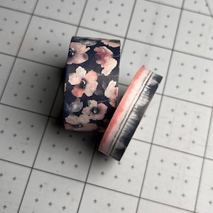 Floral Washi Tape - 2 Rolls Washi Tape