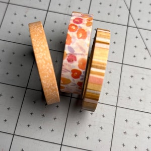 Floral Washi Tape - 3 Rolls Washi Tape