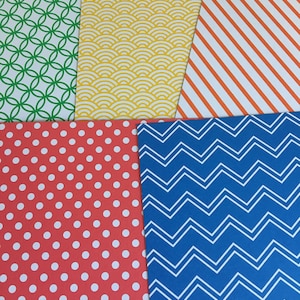 Cardstock, Paper, Heavyweight Cardstock, 110# Paper 8.5x11, 5 Sheets