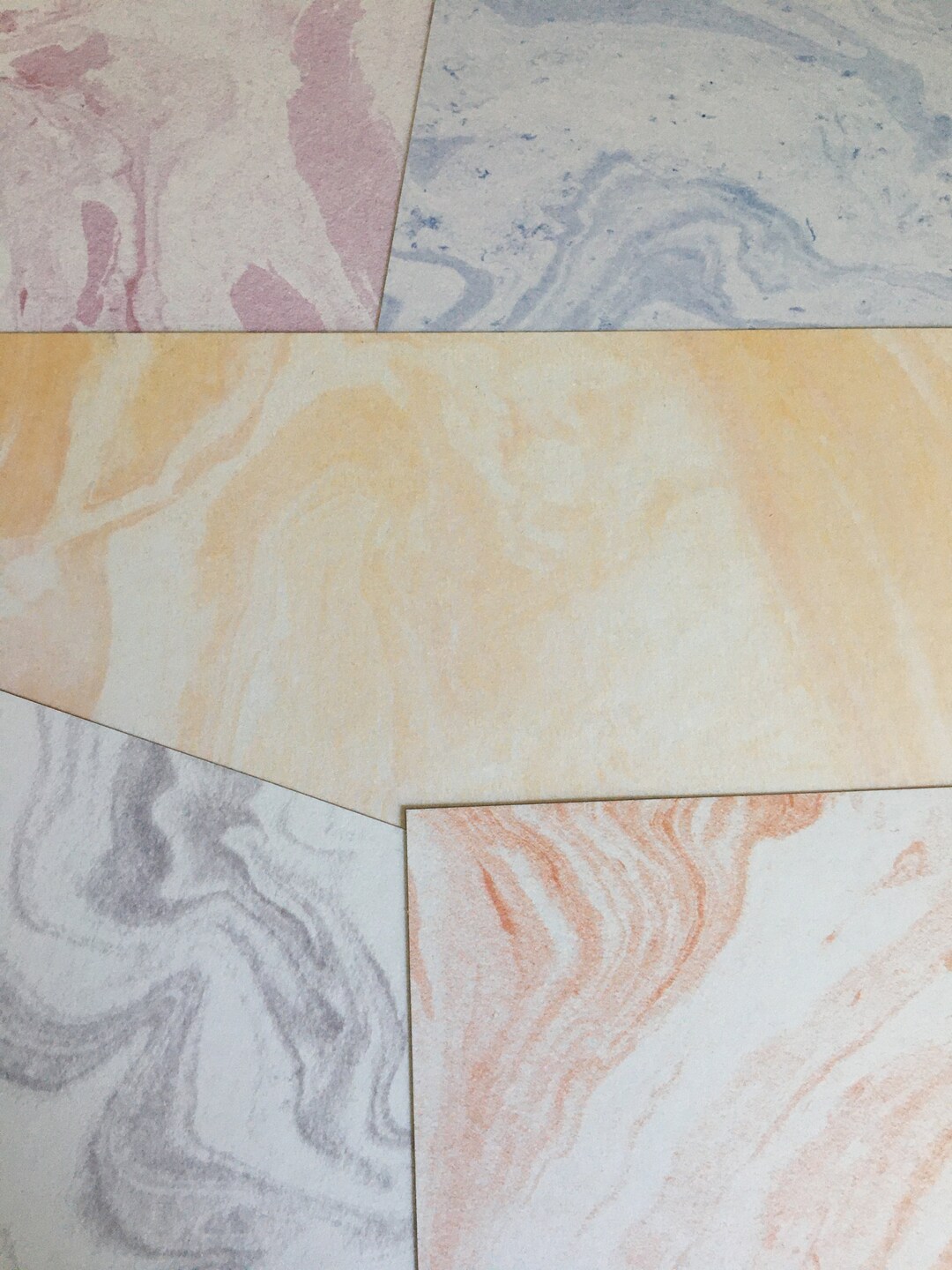 Cardstock Paper Marble Cardstock Marble Paper 8.5x11 5 Etsy