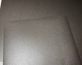 Black Shimmer Cardstock, Black Shimmer Paper, 65# Cardstock 8.5x11, 5 Sheets