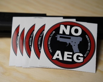 Heavy Recoil Club | 5 pack NO AEG Sticker